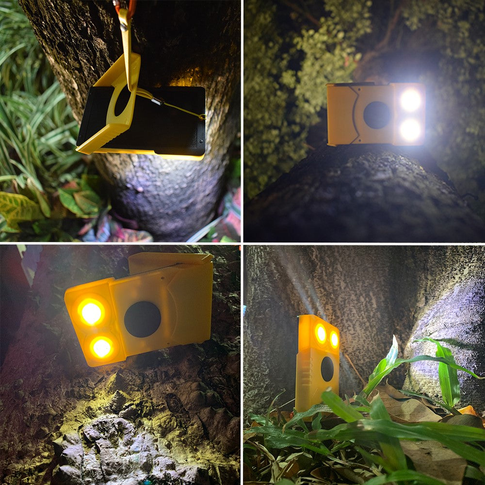 EYONGPV OWL-SP Solar Power Bank 1400mAh Outdoor Camping Emergency Portable Charger Solar Lamp