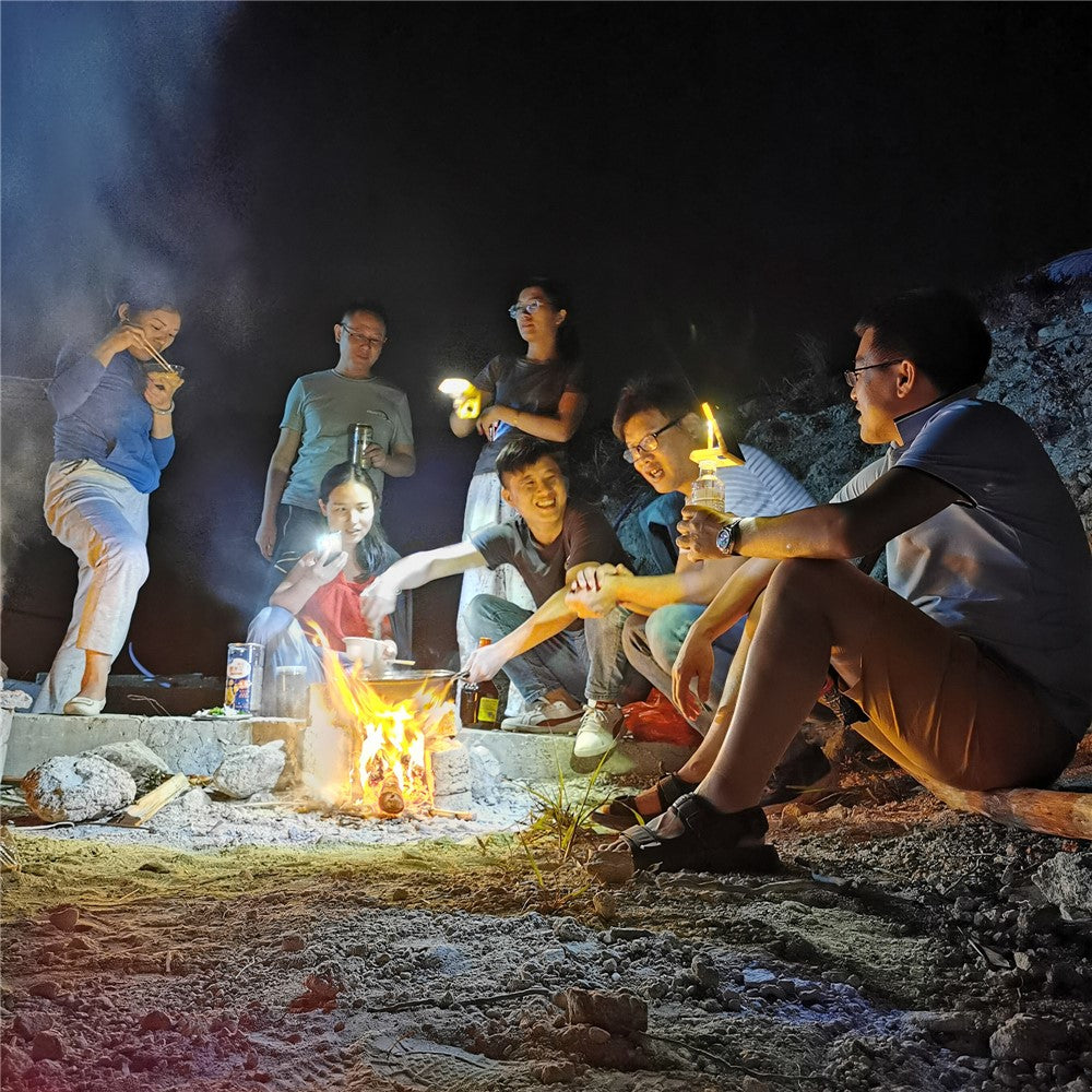 EYONGPV OWL-SP Solar Power Bank 1400mAh Outdoor Camping Emergency Portable Charger Solar Lamp