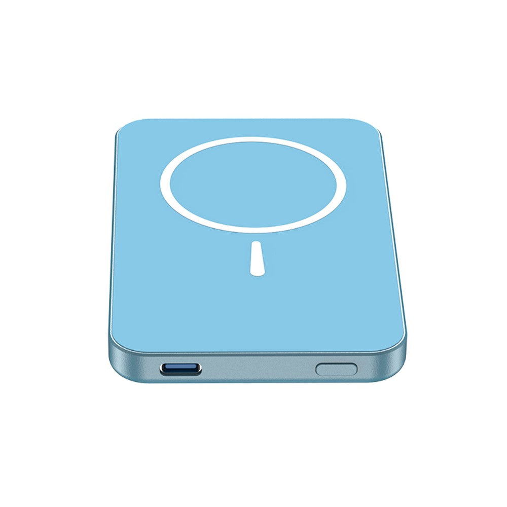 C10 5000mAh Magnetic Power Bank Ultra Slim 15W Wireless Portable Charger Aluminum Alloy Battery Pack with LED Display