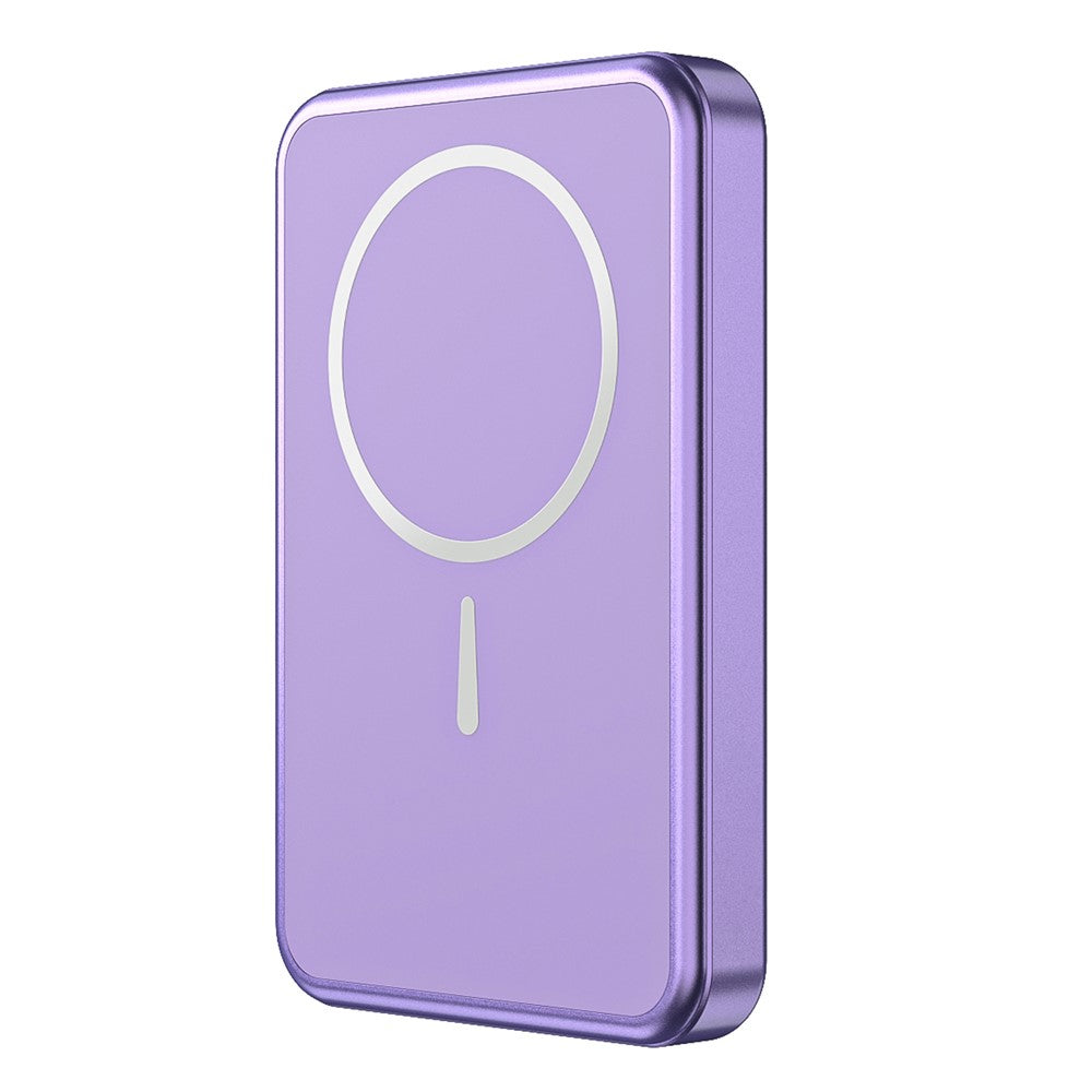 C10 5000mAh Magnetic Power Bank Ultra Slim 15W Wireless Portable Charger Aluminum Alloy Battery Pack with LED Display