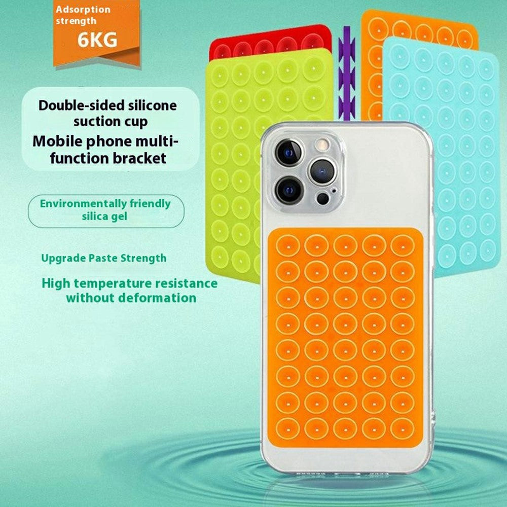 Silicone Suction Cup Phone Mount 40 Grain Double Sided Phone Suction Holder, 100x66mm