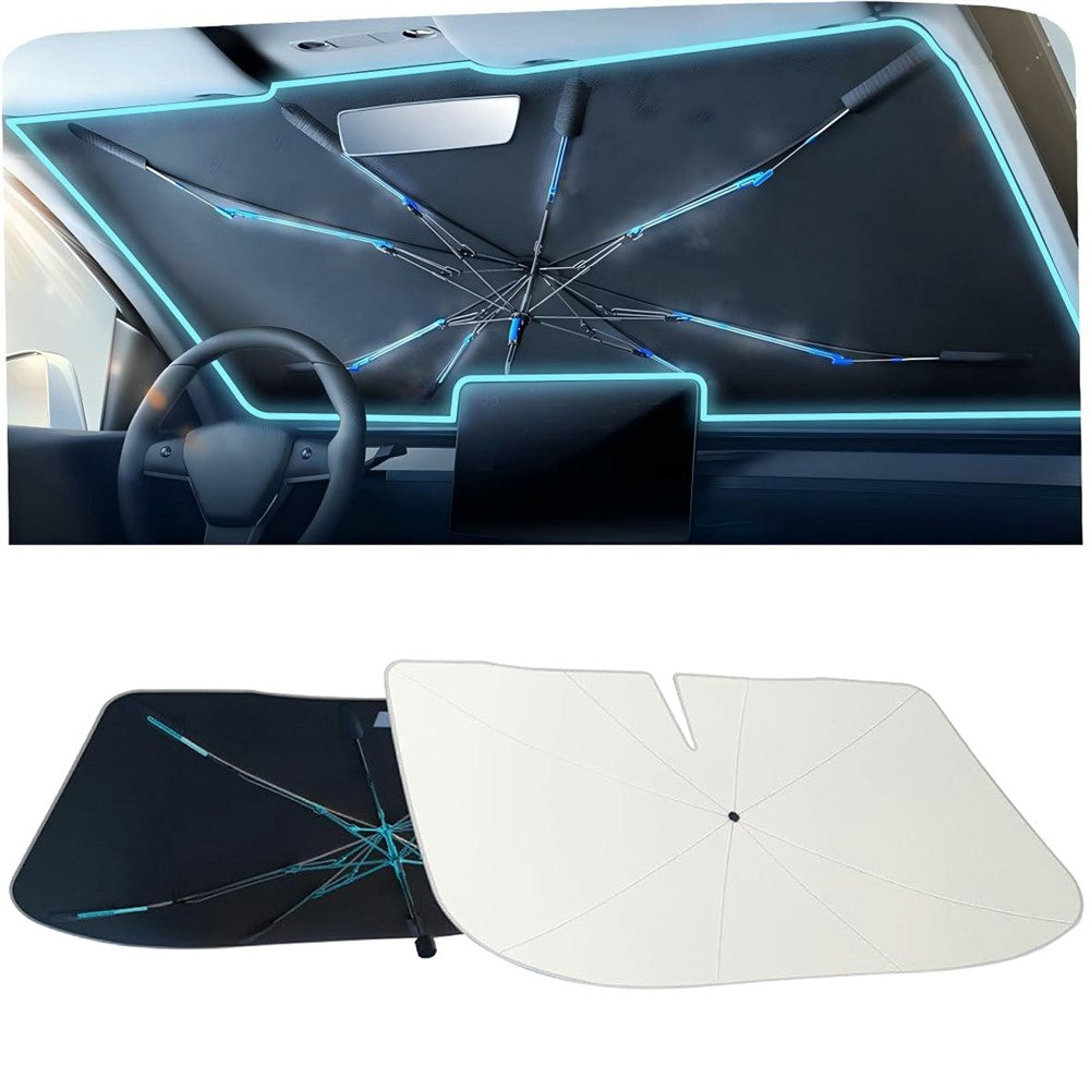 Sonnenschutz für Auto-Windschutzscheibe - Ice Crystal Cooling – UPF 50+