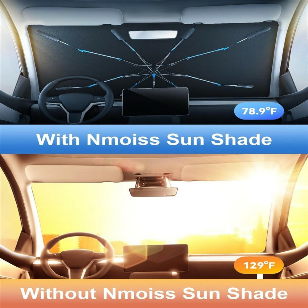 Sonnenschutz für Auto-Windschutzscheibe - Ice Crystal Cooling – UPF 50+