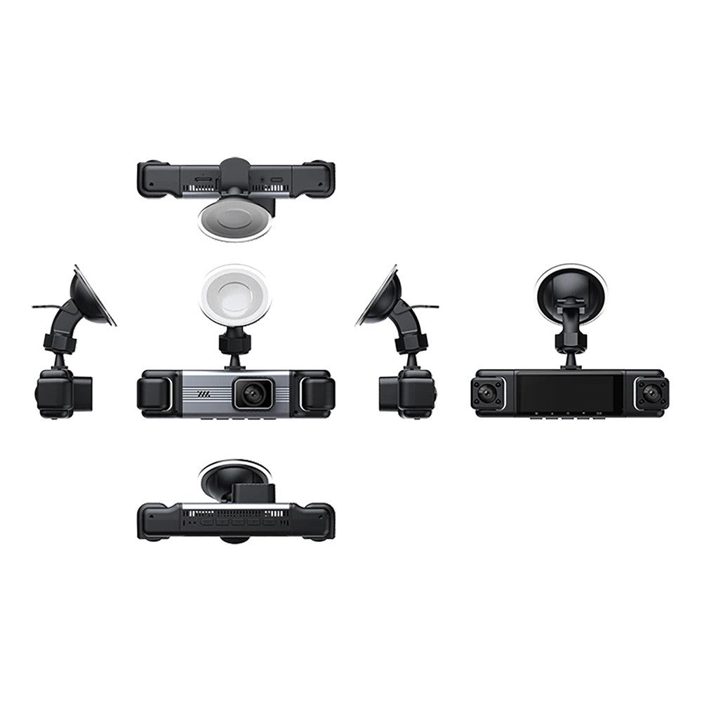 3-Zoll IPS HD Dashcam 1080P mit 4 Linsen – Front, Rückseite, Seiten – KFZ DVR