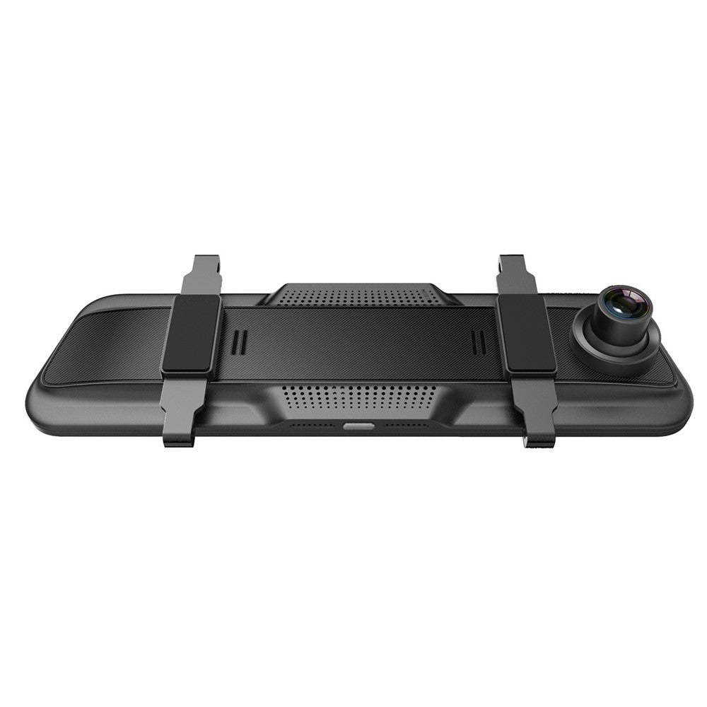 9.66" Touchscreen Dashcam mit CarPlay: 4K Streaming Rückspiegel mit Dual Lens & Nachtsicht