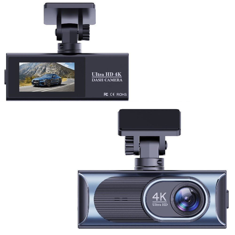 4K Dual-Kamera Dashcam mit 170° Weitwinkel, WiFi, GPS & Nachtsicht