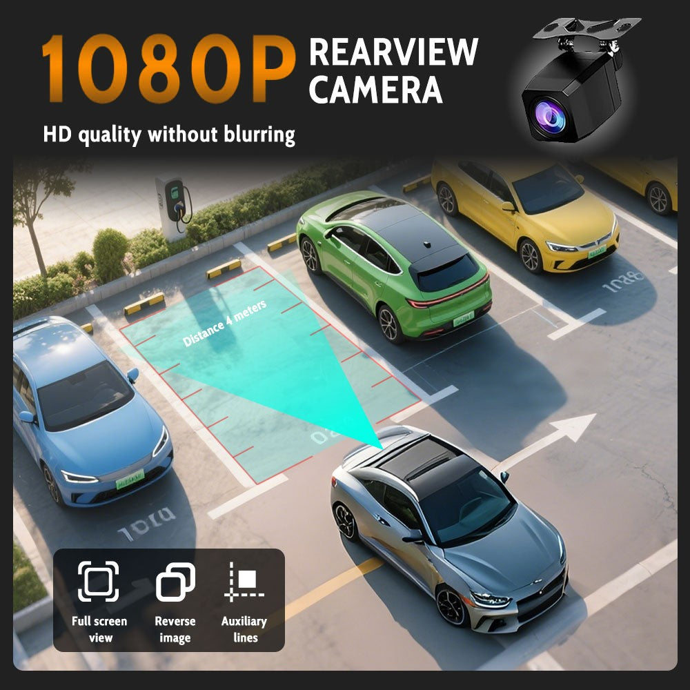4K Dual-Dashcam mit ADAS, 170° Weitwinkel, Nachtsicht & G-Sensor