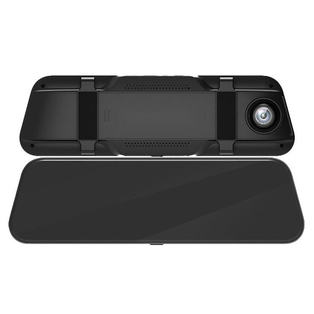 H111-TP HD Streaming Dashcam mit 9,66 Zoll IPS Touchscreen, Dual-Kamera, Nachtsicht & Rückspiegel DVR