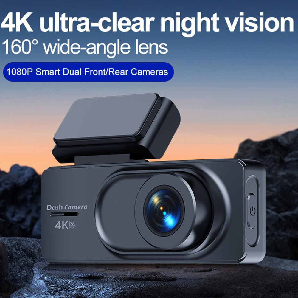 L50 4K Dashcam: Front & Rückkamera, 160° Weitwinkel, WiFi, Parkmodus