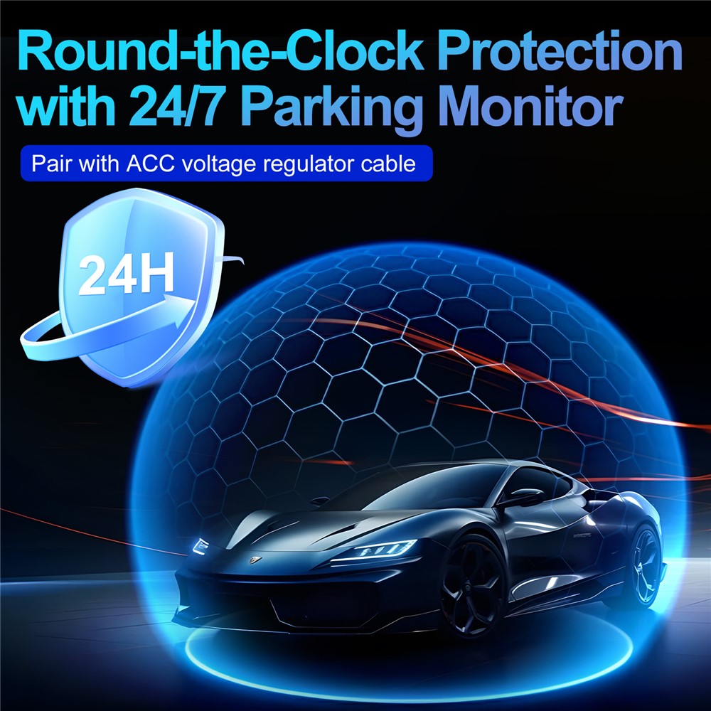 L50 4K Dashcam: Front & Rückkamera, 160° Weitwinkel, WiFi, Parkmodus