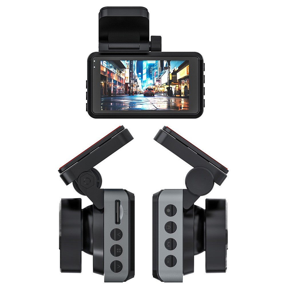 Y06 4K Front + 2K Rückkamera Dashcam mit 3 Zoll IPS, Nachtsicht & Loop-Aufnahme