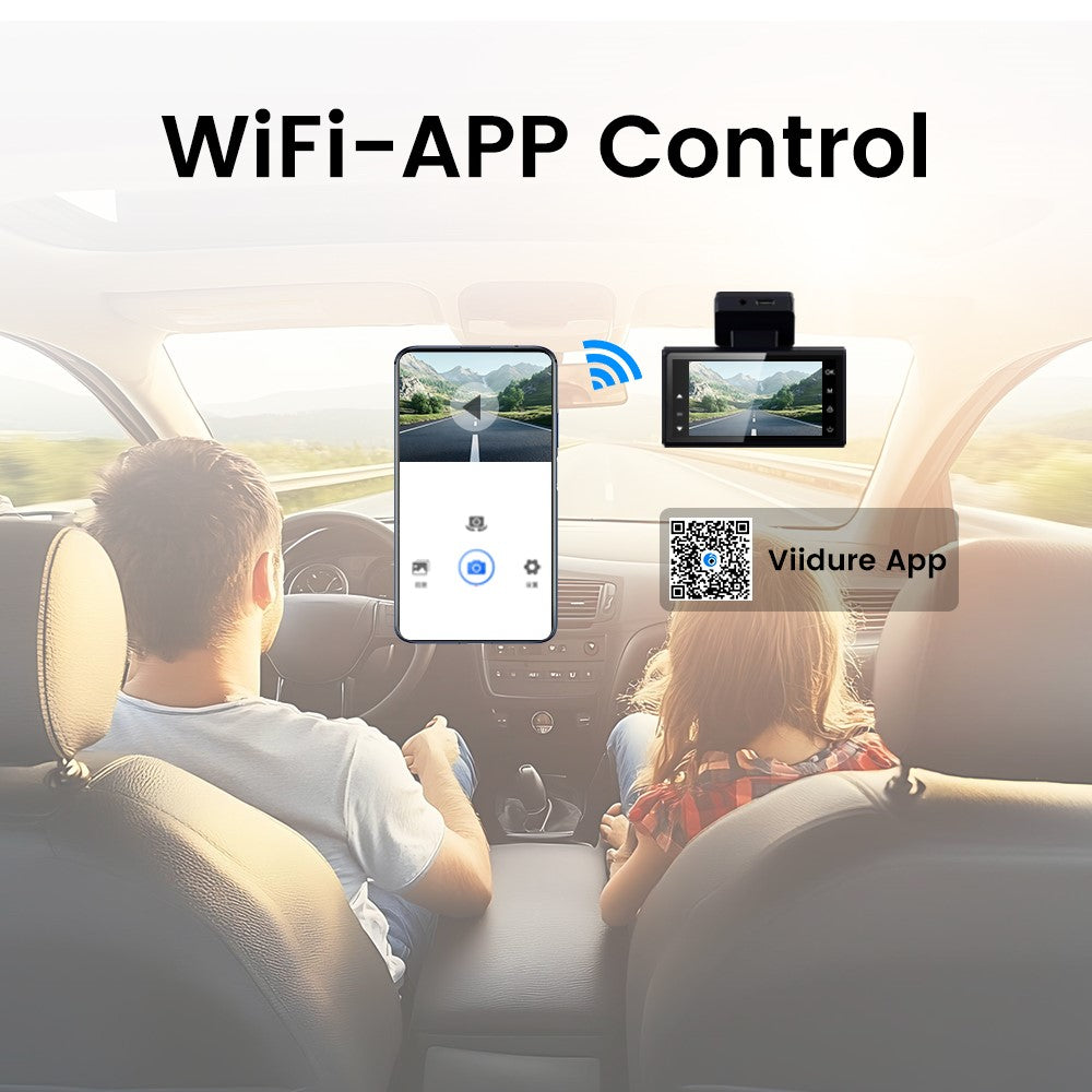 H006 Front 4K + Rückfahrkamera 4K Dashcam 3 Zoll IPS WLAN GPS Parkwächter