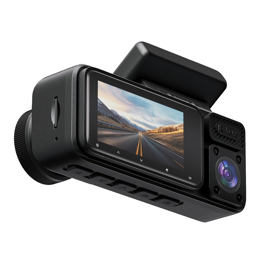 9716 3-Kanal Dashcam mit WiFi, 1080P, Weitwinkel & Nachtsicht