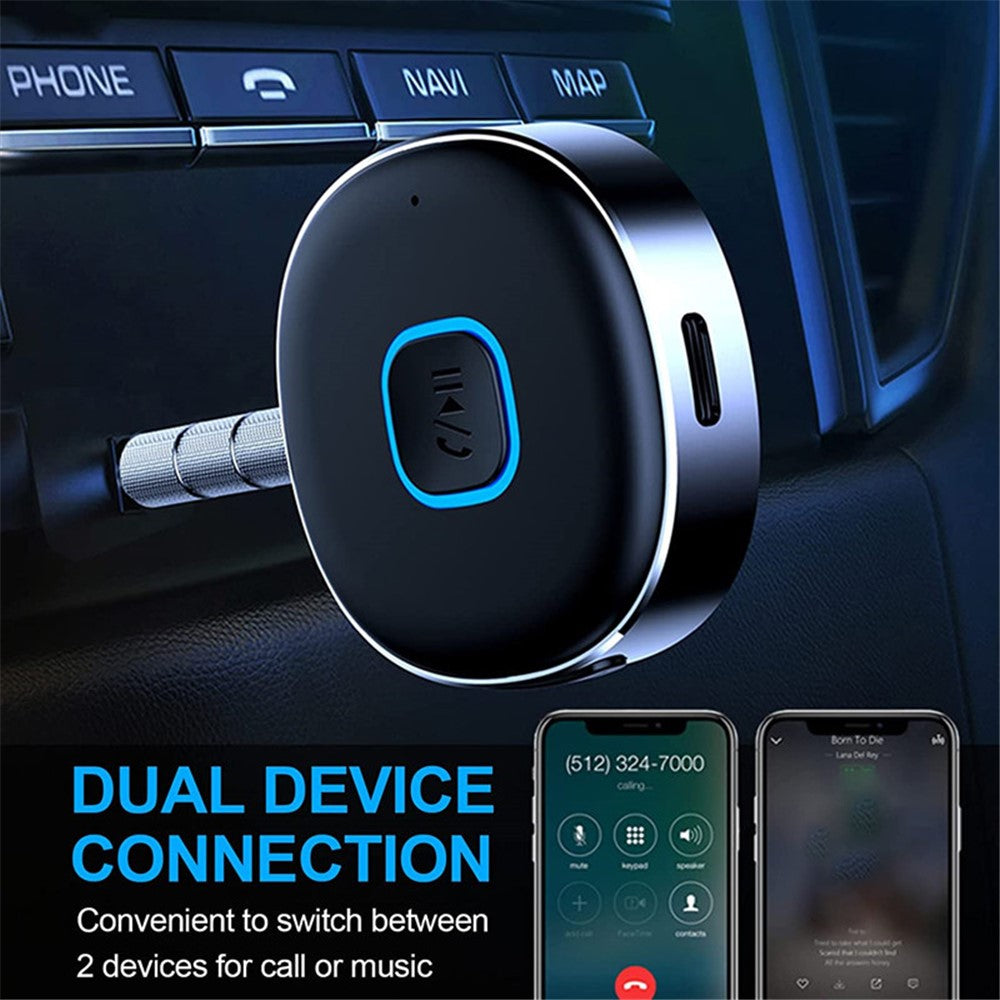 J33 Auto Bluetooth-Adapter mit Geräuschunterdrückung - Freisprechen & kabelloser Audioempfang
