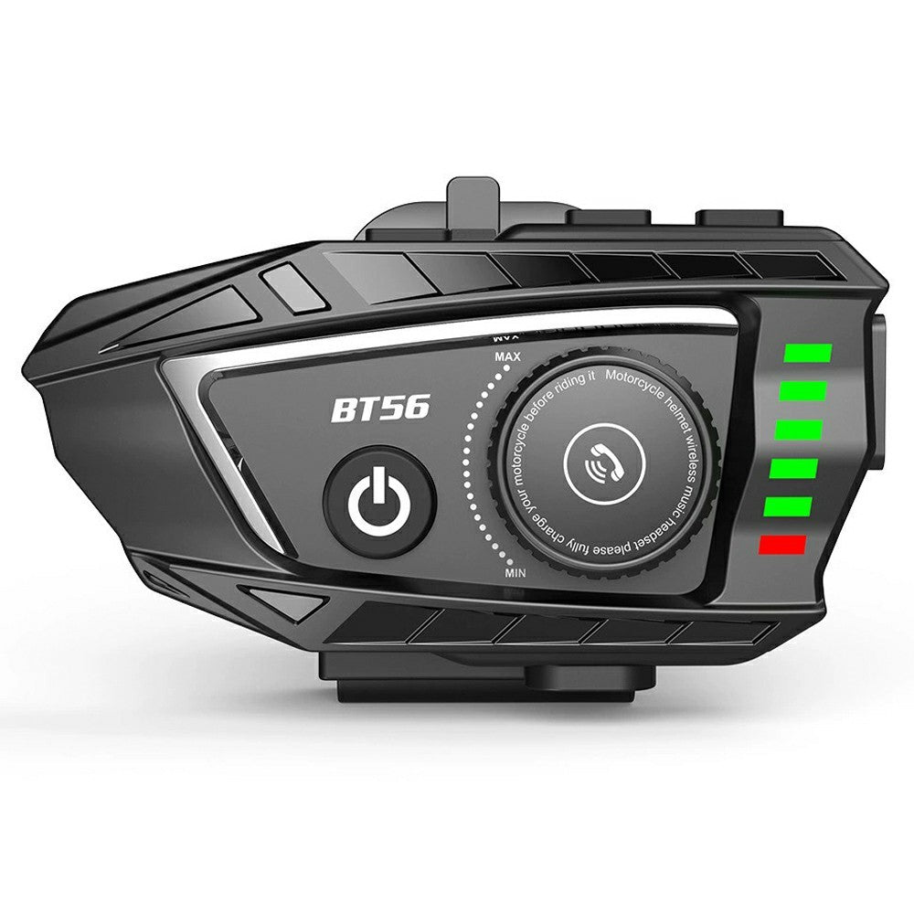 BT56 Motorradhelm-Headset mit Bluetooth 5.4 und Lichteffekten