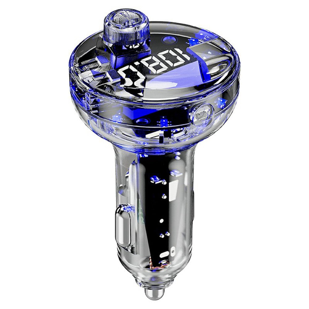 C10 Multifunktionaler Auto MP3 Player Adapter BT Freisprecheinrichtung FM Transmitter Autoladegerät mit USB / Type-C Ports