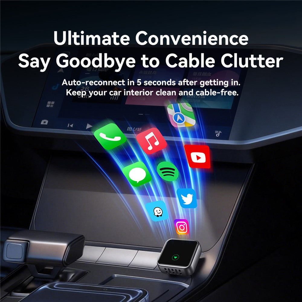JOYROOM JR-CP3 2-in-1 Wireless CarPlay & Android Auto Adapter – Schnelle Verbindung