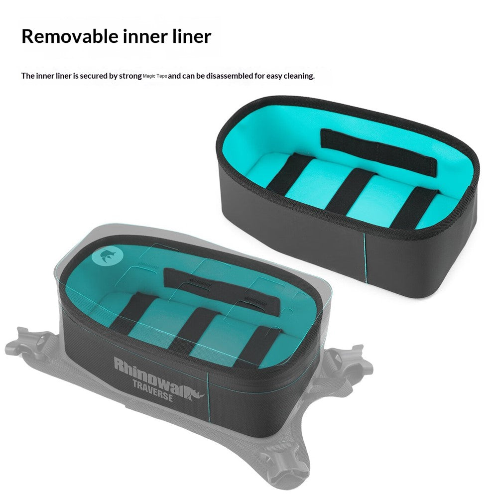 RHINOWALK MCY2601 2L Tankrucksack wasserdicht mit Reflektor für TRaverse Serie