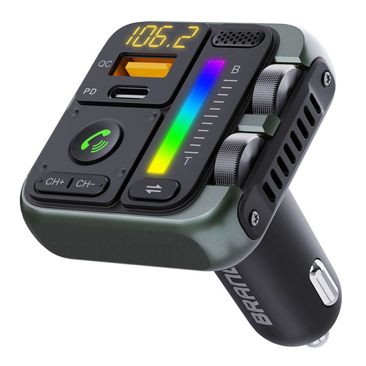 MT04 Bluetooth FM Transmitter: HiFi MP3 mit PD-Schnellladung