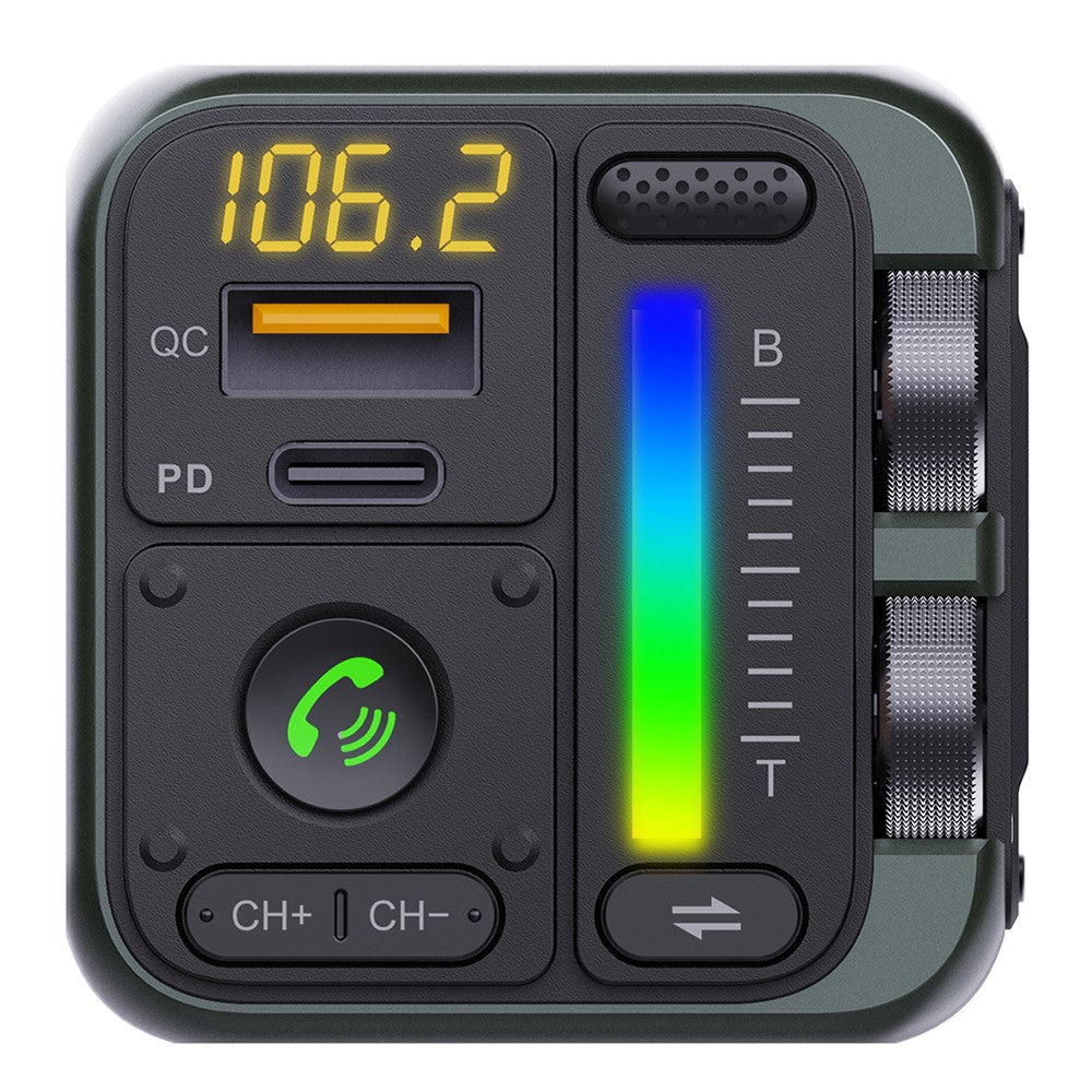 MT04 Bluetooth FM Transmitter: HiFi MP3 mit PD-Schnellladung