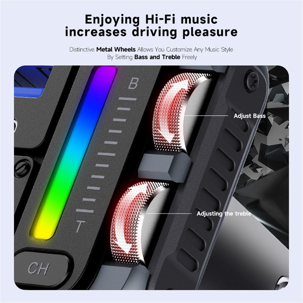 MT04 Bluetooth FM Transmitter: HiFi MP3 mit PD-Schnellladung