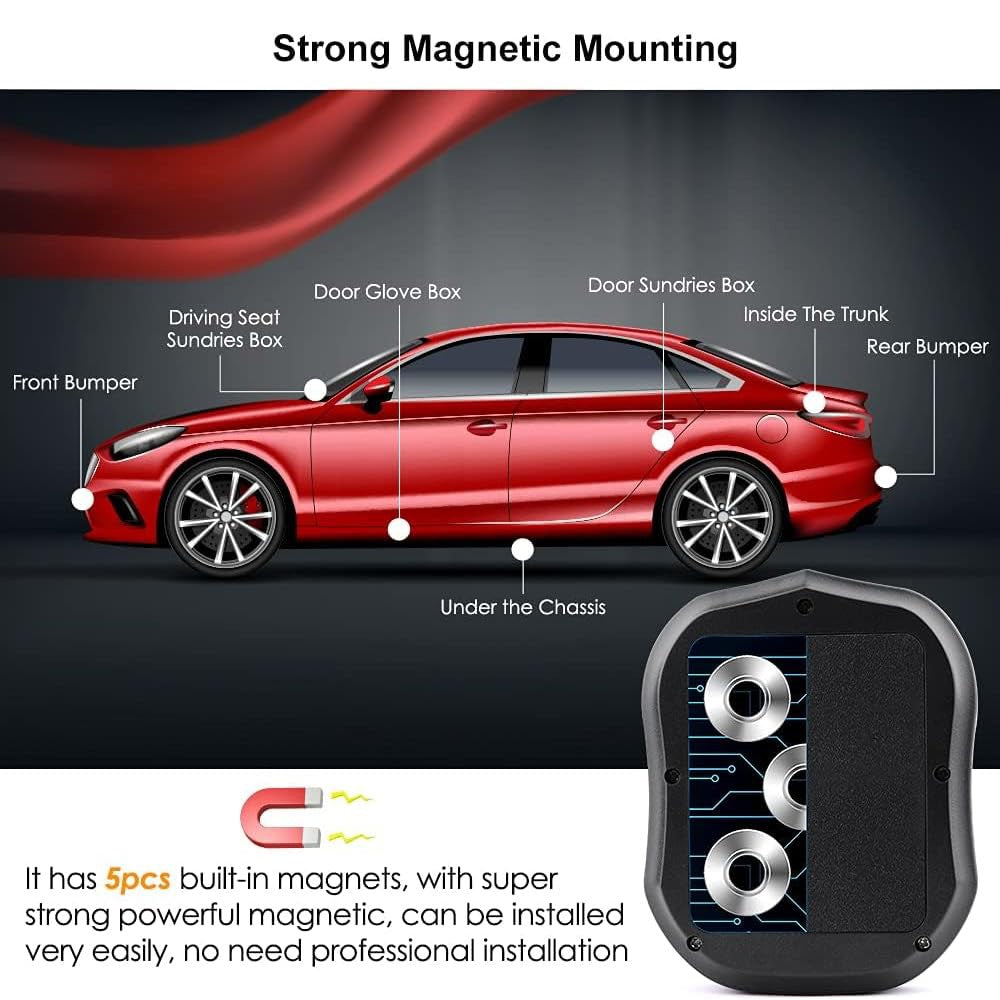 TKSTAR TK905 4G GPS Auto-Ortungsgerät mit 5000mAh Akku und Sprachüberwachung