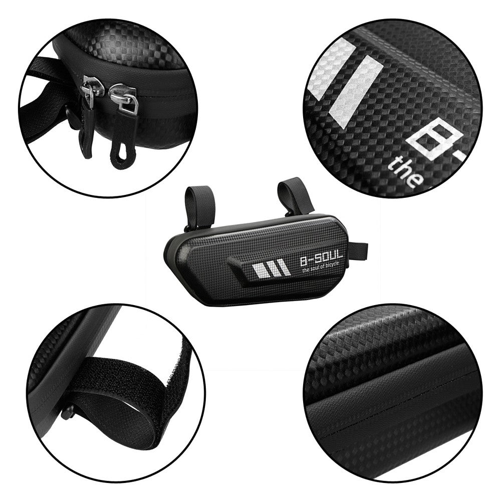 B-SOUL 2L Wasserdichte Motorrad Seitentasche – Werkzeug & Hard Shell Aufbewahrung, links