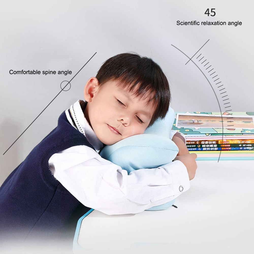 Memory Foam Kid's Neck Pillow Head Support Soft Hug Pillow for Nap Sleeping Rest
