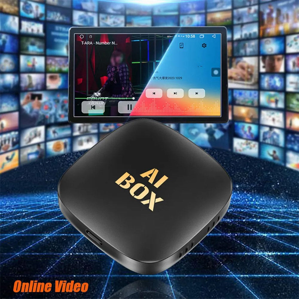 Android 13 AI Box: Wireless CarPlay/Android Auto, Netflix/YouTube, Adapter