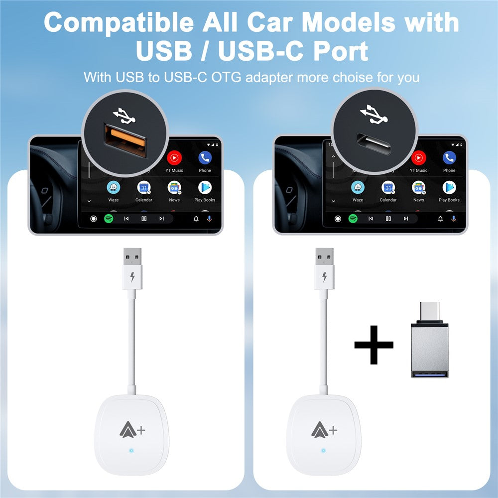020-7++ Wireless Android Auto Adapter – Video-Streaming & Dongle