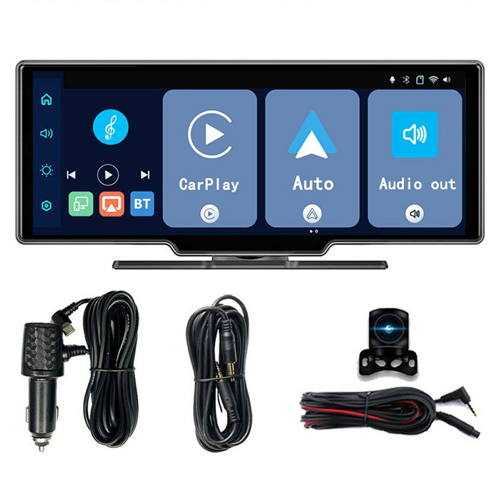 10.26 Zoll Touchscreen CarPlay Android Auto FM Transmitter mit Rückfahrkamera