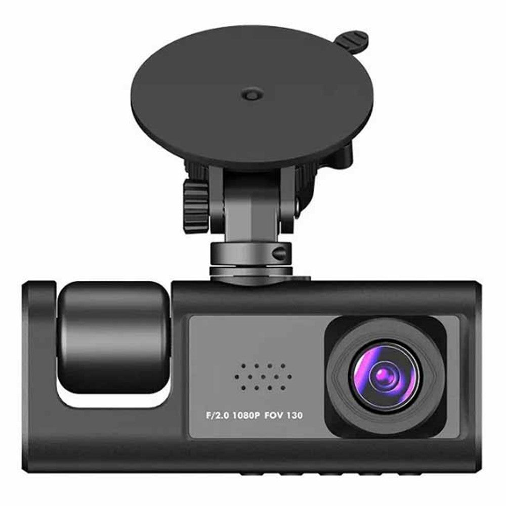 WIFI Dashcam 1080P - Front, Innen, Hinten mit 3 Linsen & Parküberwachung