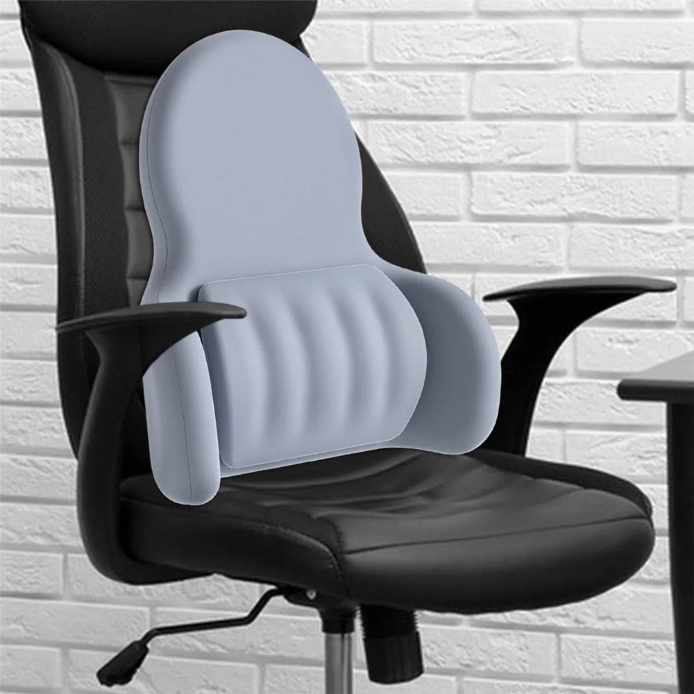 3D Ergonomic Memory Foam Car Lumbar Support Pillow for Office Home Back Pain Relief Cushion