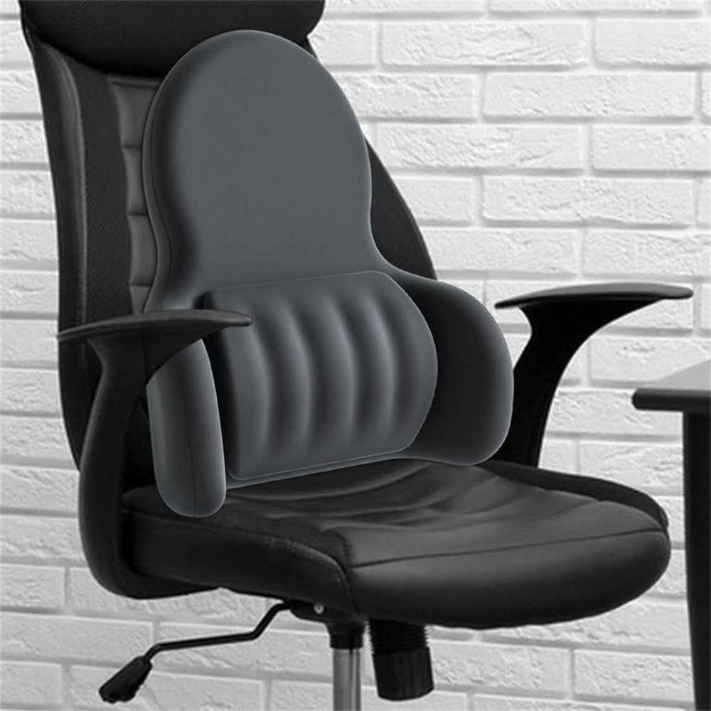 3D Ergonomic Memory Foam Car Lumbar Support Pillow for Office Home Back Pain Relief Cushion