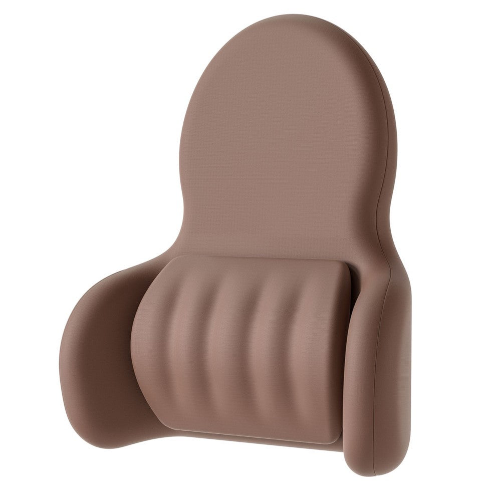 3D Ergonomic Memory Foam Car Lumbar Support Pillow for Office Home Back Pain Relief Cushion