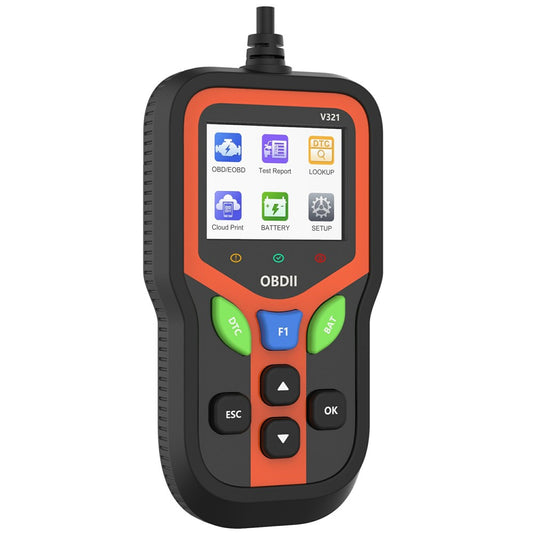 V321 OBD2 Auto Diagnose-Scanner mit Farbdisplay – Motorkontrollleuchten auslesen & Batterietest