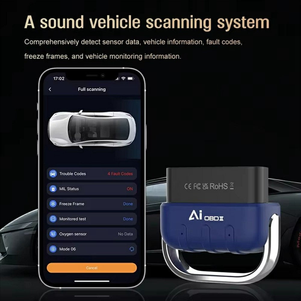 DA200 Bluetooth OBD2 Auto Diagnose Scanner Motorkennung Fehlercode Auslesegerät