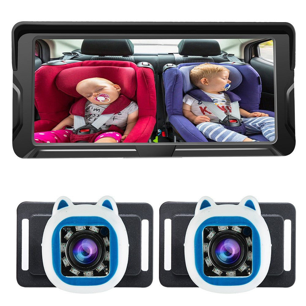 4.3 Inch HD 1080P Car Baby Monitor 360 Degree Rotation Wide Angle Night Vision Camera