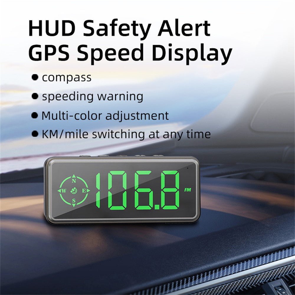 C79 Multifunktions HUD GPS Tacho mit Geschwindigkeitswarnung