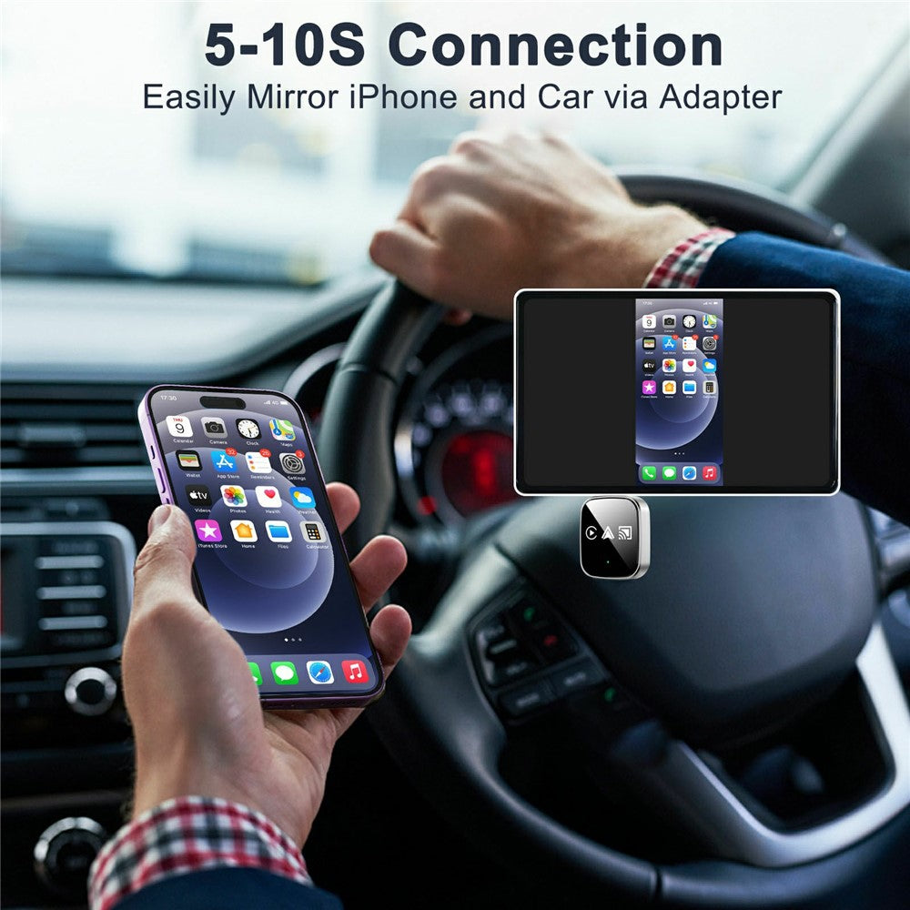 TYS-4222M: 3-in-1 Wireless CarPlay Adapter für Apple CarPlay & Android Auto