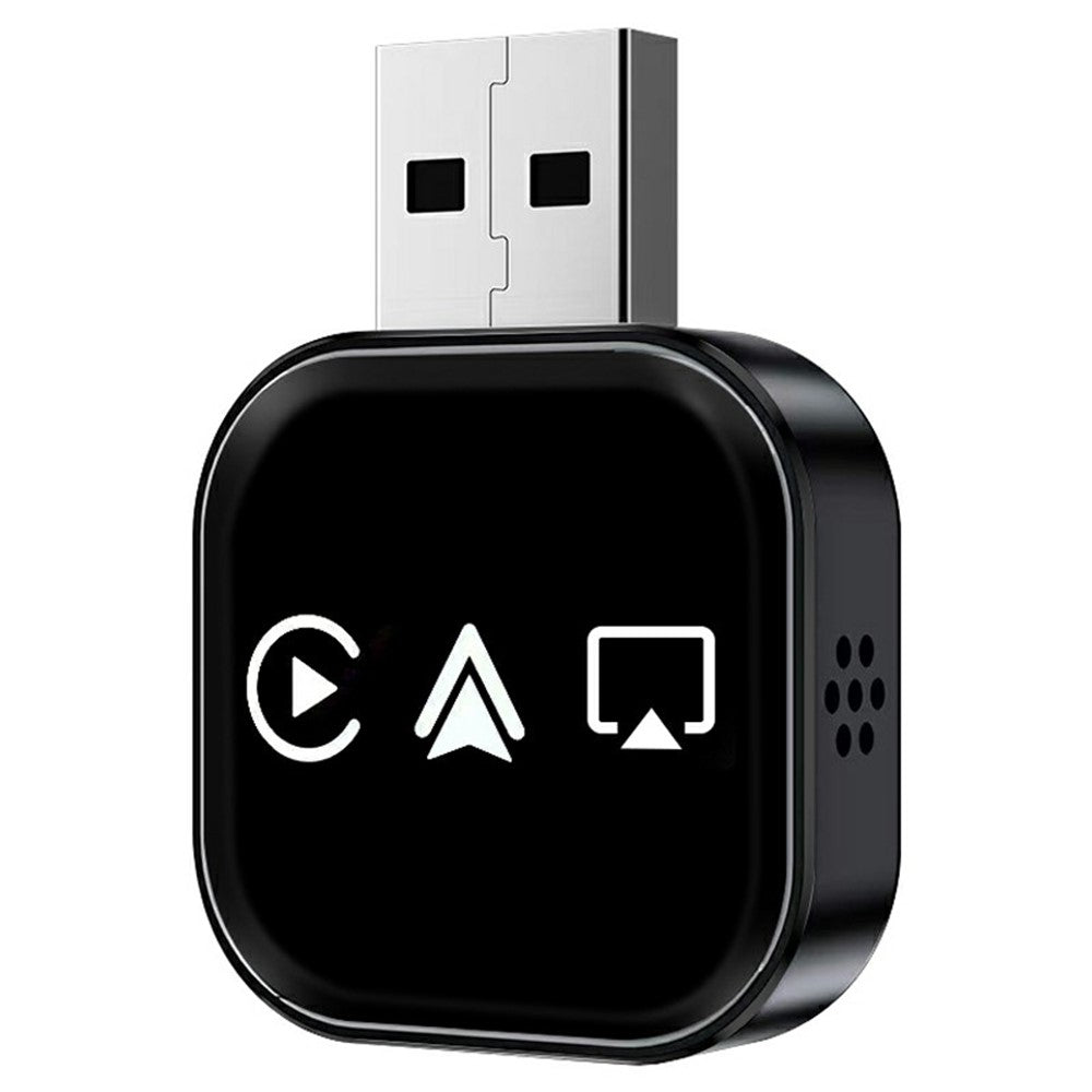 TYS-4222S Wireless CarPlay Android Auto Adapter - Plug & Play AirPlay Screen Mirroring USB Dongle