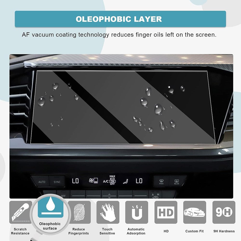Panzerglasfolie für Audi Q4/Q5 e-tron MMI Navigation 11,6 Zoll (2022-2024) Displayschutz