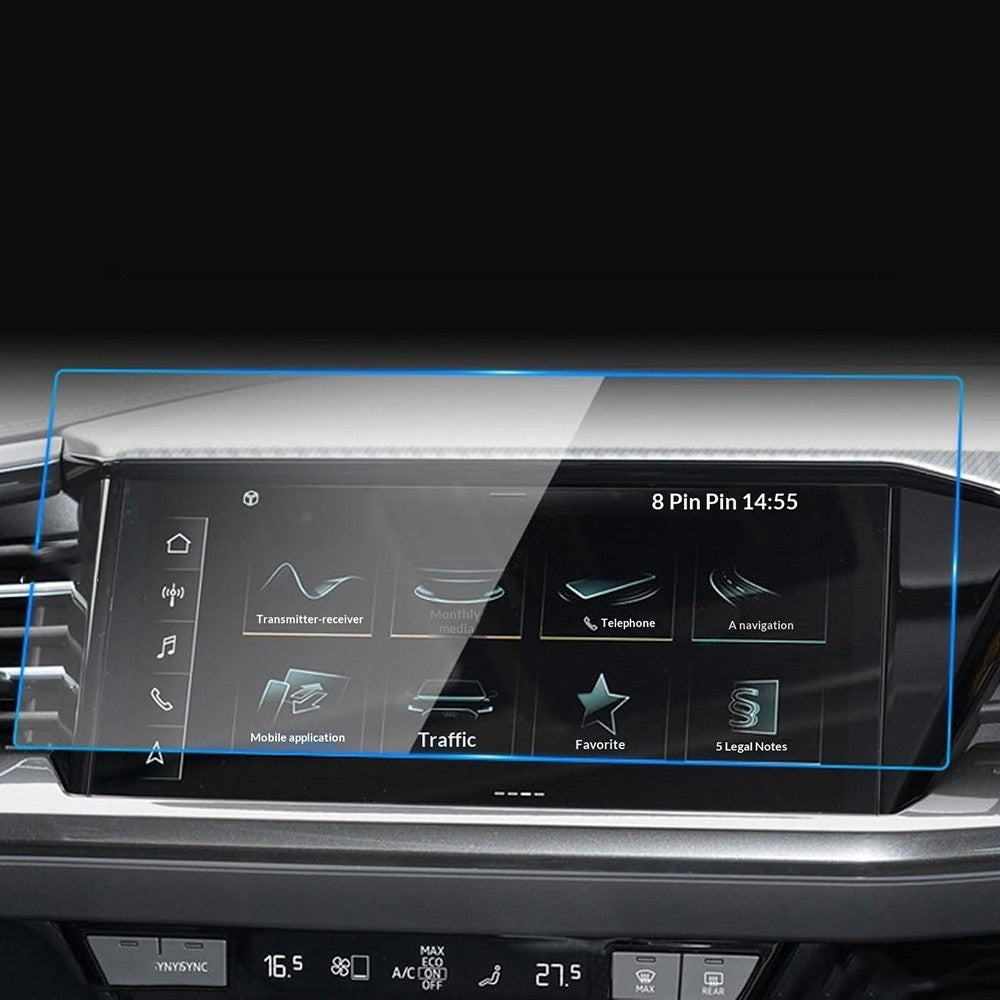 Panzerglasfolie für Audi Q4/Q5 e-tron MMI Navigation 11,6 Zoll (2022-2024) Displayschutz
