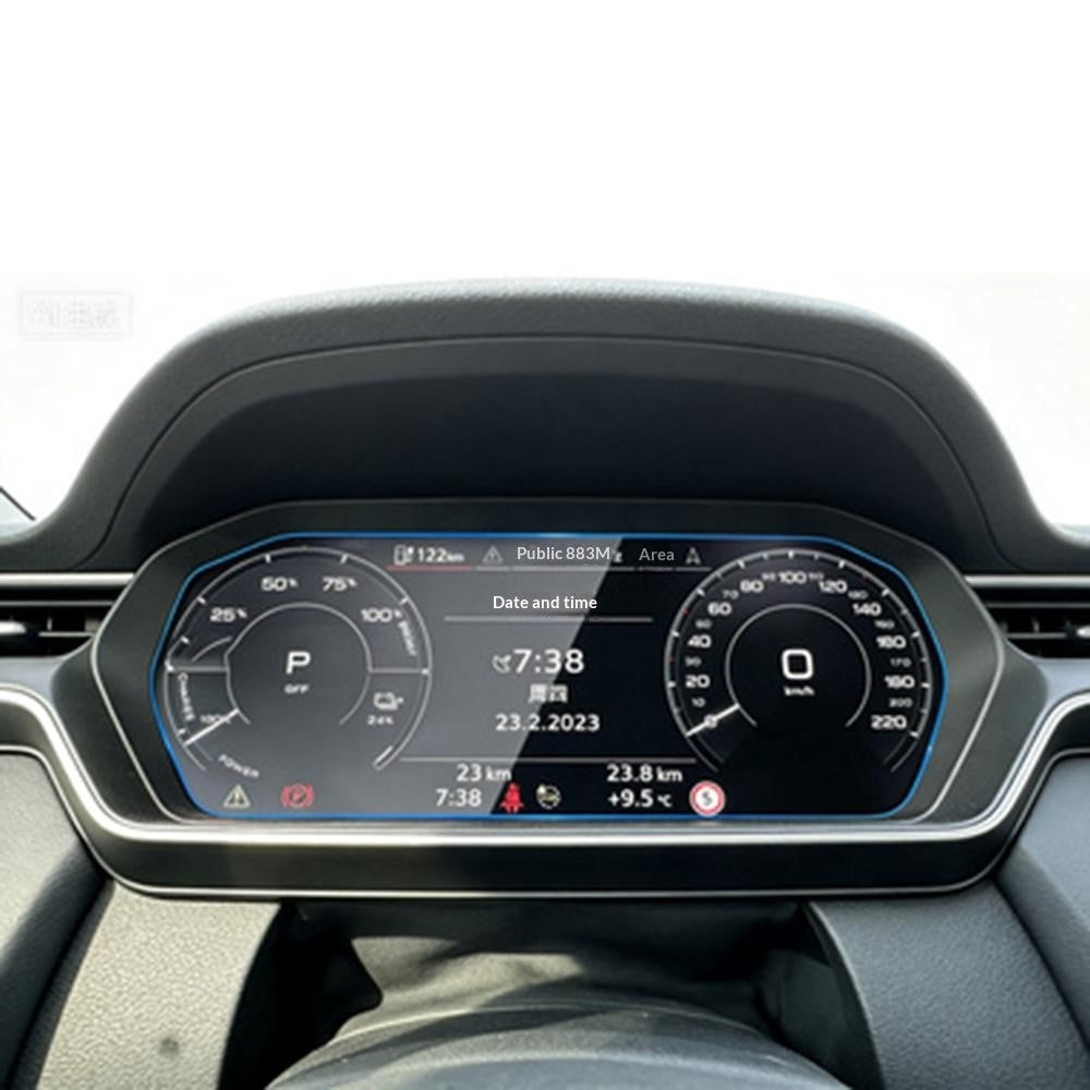 For Q4 e-tron 2022-2024 10.25 Inch Dashboard Screen Protector Anti-Fingerprint Tempered Glass Film