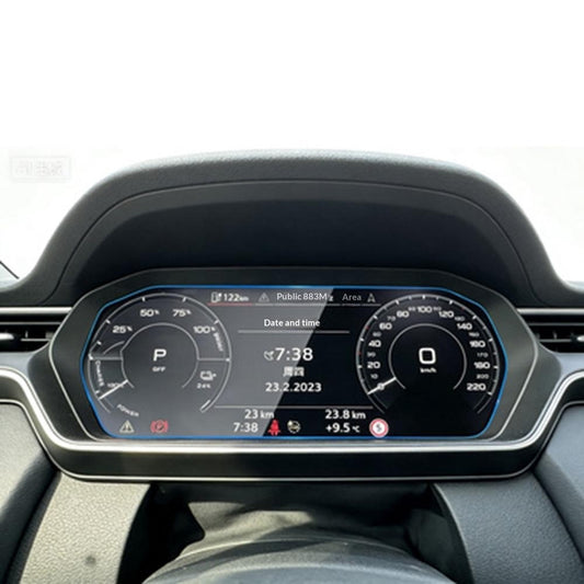 For Q4 e-tron 2022-2024 10.25 Inch Dashboard Screen Protector Anti-Fingerprint Tempered Glass Film