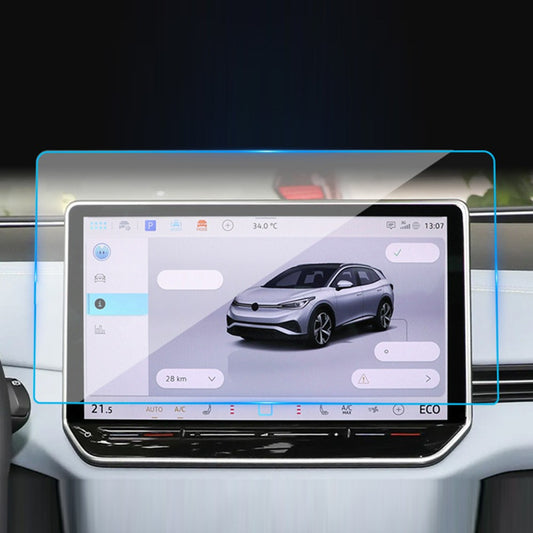 Displayschutzfolie für ID.4X / ID.6X 2021-2024 12 Zoll Navigation – 9H Härte, HD Klar, Gehärtetes Glas