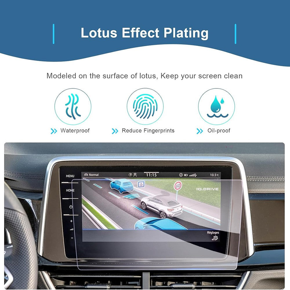 Displayschutz für T-ROC 2021-2025 9,2 Zoll Navigation – 9H Härte, bruchsicher