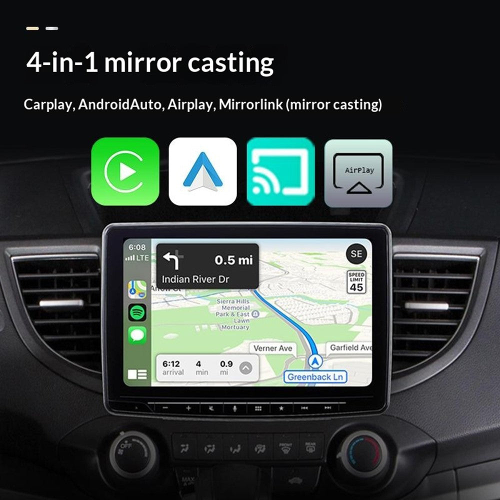 Q1A 4-in-1 Wireless CarPlay & Android Auto Adapter mit AirPlay & Mirror Link
