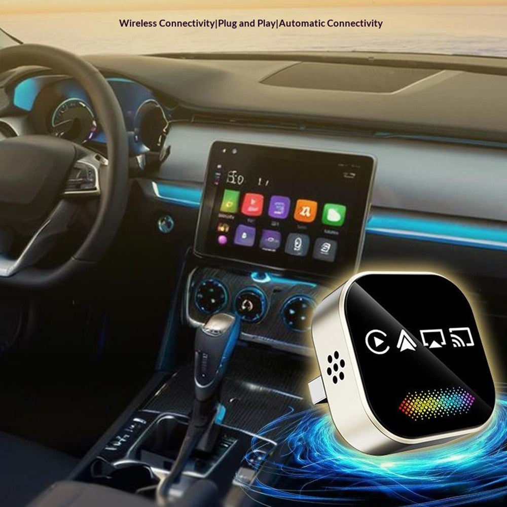 Q1A 4-in-1 Wireless CarPlay & Android Auto Adapter mit AirPlay & Mirror Link