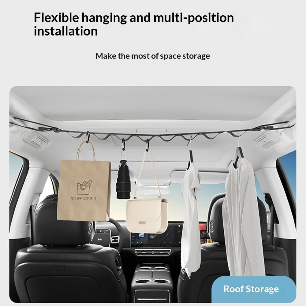 Verstellbare Auto-Dach Hängeleine (83-119cm) – Starkes Nylon für Reise & Camping
